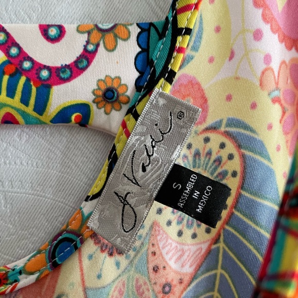 SMALL Multicolour Paisley and Floral Tank Dress - Picture 2 of 3